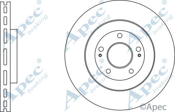 APEC BRAKING Jarrulevy DSK2922